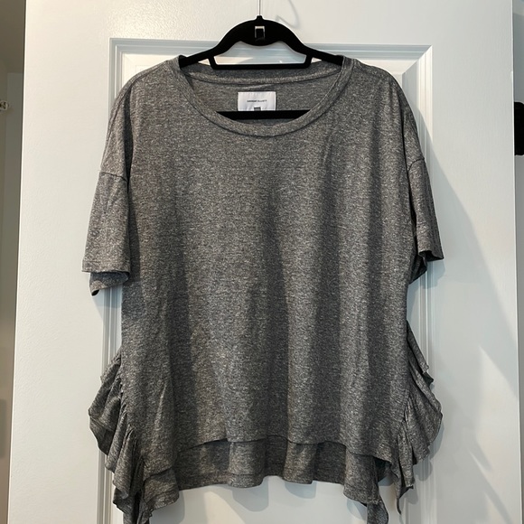 LAST CALL! Current / Elliott Ruffle Tee - Picture 2 of 5